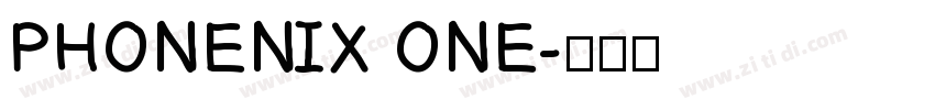 PHONENIX ONE字体转换